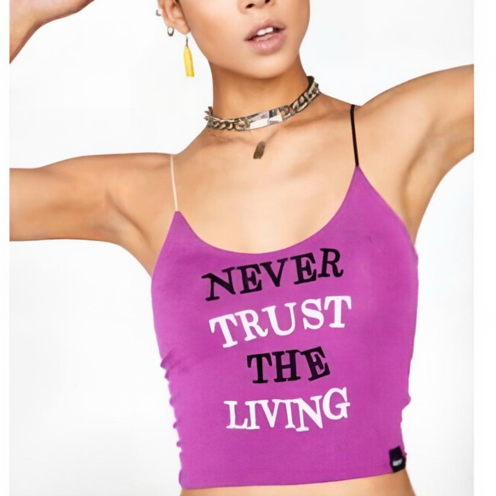 Dolls Kill Beetlejuice Crop Top